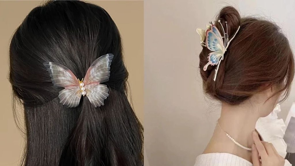 Butterfly hair accessories trending fashion tips