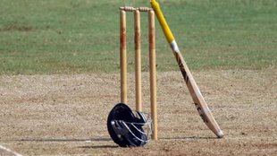 cricket bat and ball