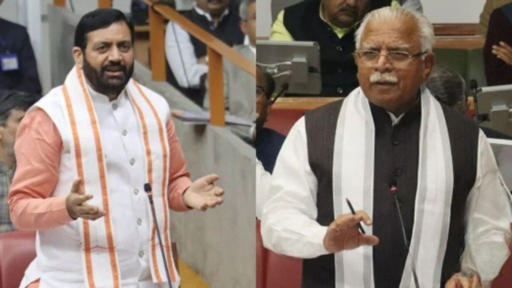 delhi election | nayab singh saini | manohar lal khattar |