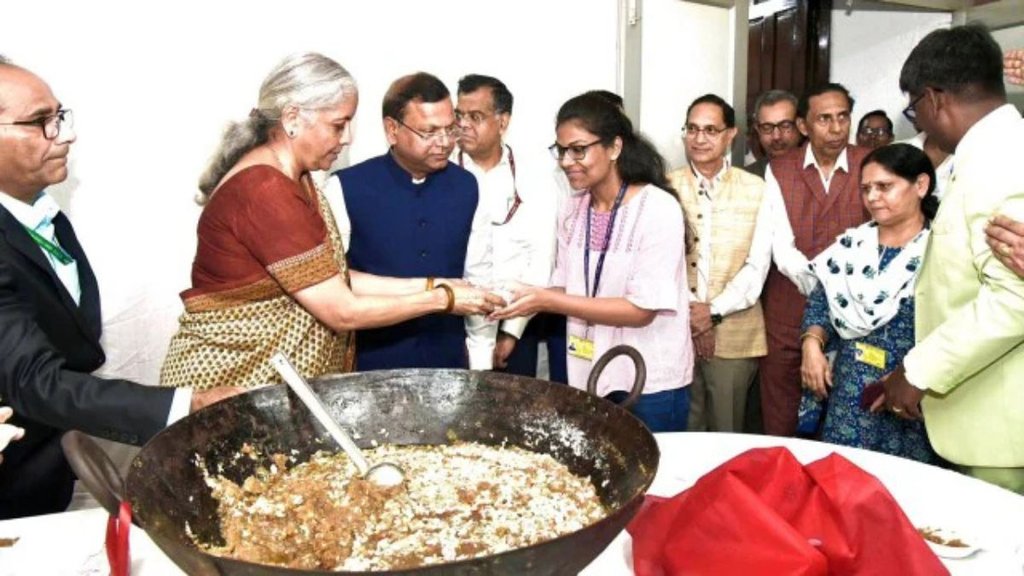 halwa ceremony | budget 2025 | nirmala sitharaman |