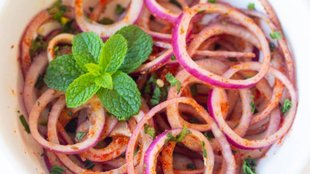 how to make onion instant achar recipe