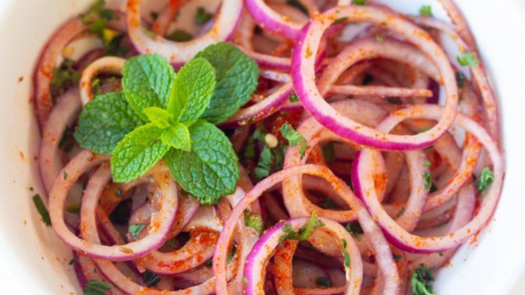 how to make onion instant achar recipe