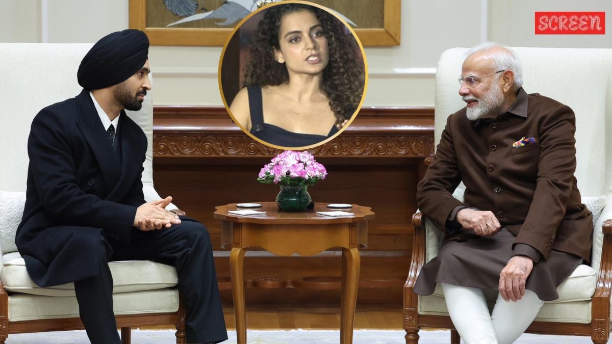 Kangana Ranaut, krk, PM Modi and diljit dosanjh meeting