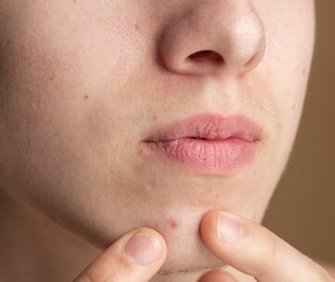 pimple on Chin