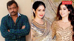 Ram Gopal Varma, Sridevi and janhvi kapoor