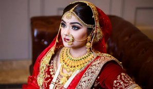 Bride's face blackened Rituals