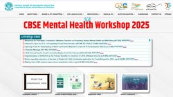 CBSE Mental Health Workshop 2025: छात्रों के लिए इस दिन होगा सीबीएसई मेंटल हेल्थ वर्कशॉप 2025 का आयोजन, डायरेक्ट लिंक से करें अप्लाई