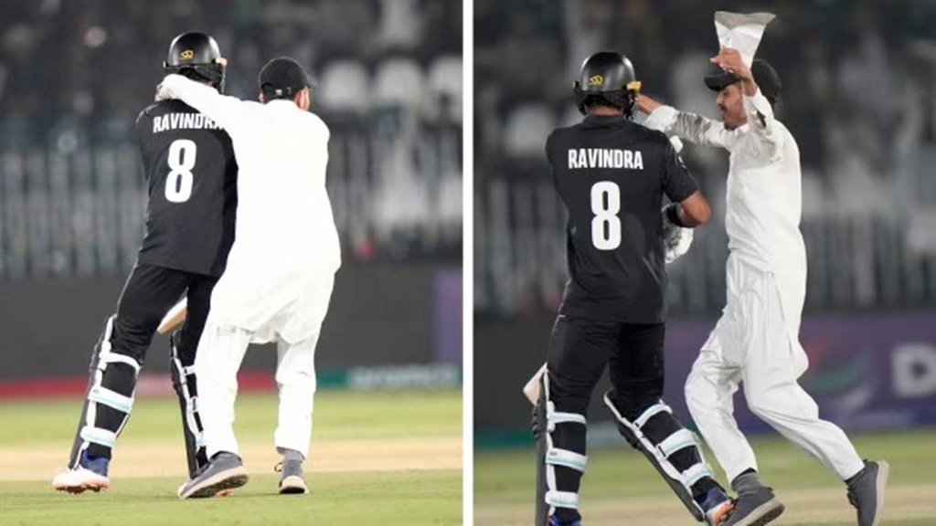 Champions Trophy, Bangladesh vs New Zealand, Rawalpindi pitch invader