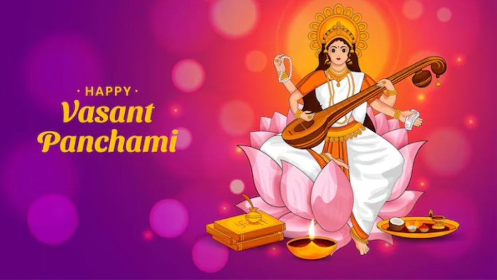Goddess Saraswati Names। Happy Basant Panchami 2025 । Basant Panchami 2025