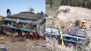 Horrific crash in Dang district