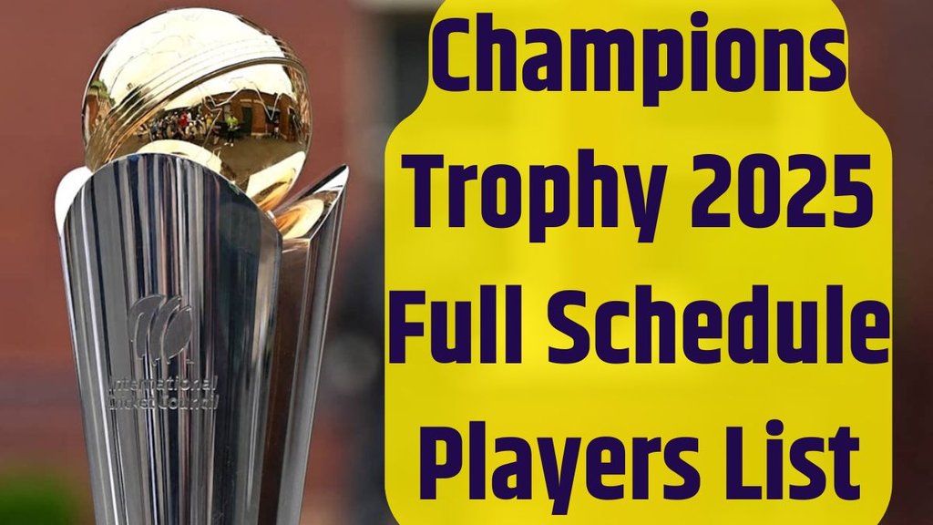 Champions Trophy Schedule, Champions Trophy Date And Time, Champions Trophy Venues
