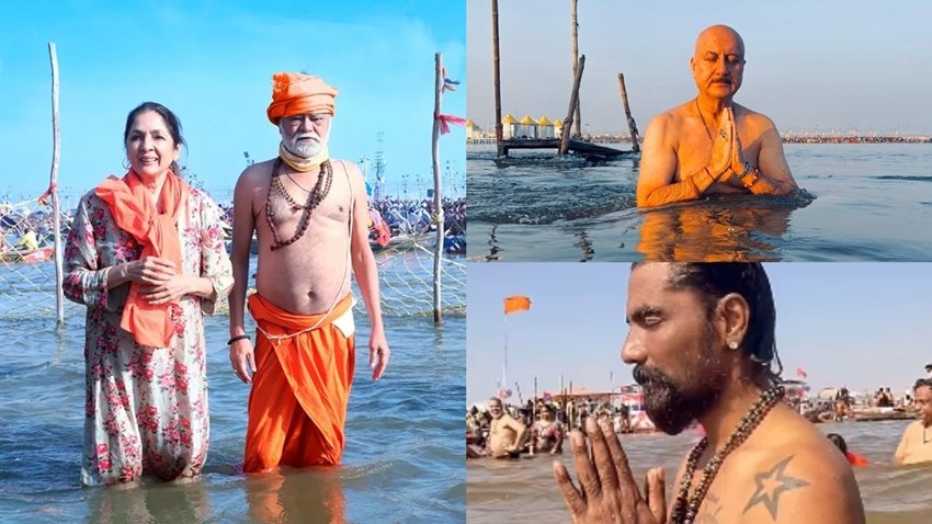 Maha Kumbh Celebrities