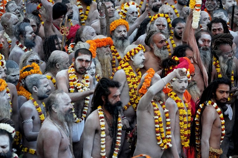 Naga Sadhu in Kashi Vishwanat on Maha Shivratri