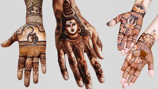 Mahashivratri mehndi design