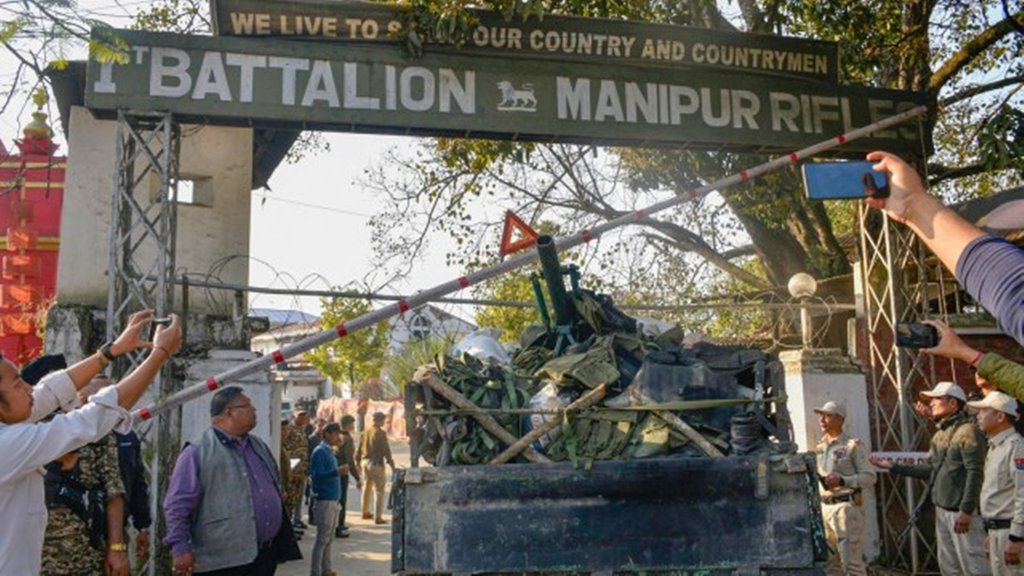 Manipur ethnic militia, Arambai Tenggol Weapon Surrender