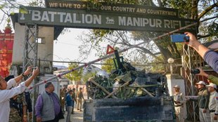 Manipur ethnic militia, Arambai Tenggol Weapon Surrender