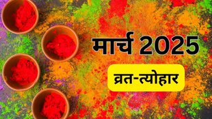 March 2025 Vrat Tyohar, March 2025, vrat tyohar of marh 2025, when is holi, holi 2025 date, Chandra grahan 2025 date, kharmas 2025 date, chaitra navratri 2025 date, march month festival list
