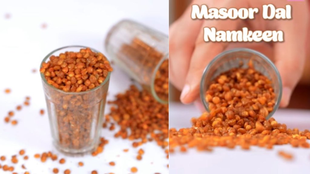 Masoor Dal Namkeen । Masoor Dal Namkeen Recipe in Hindi । Homemade Masoor Dal Namkeen