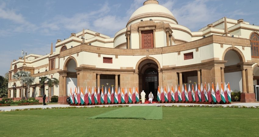 Modi and Qatar Amir Bilateral Discussions