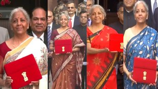 Nirmala Sitharaman Saree। Budget 202 । Budget Nirmala Sitharaman