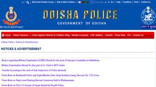 Odisha Police, Constable Result out, Odisha Police Result out,