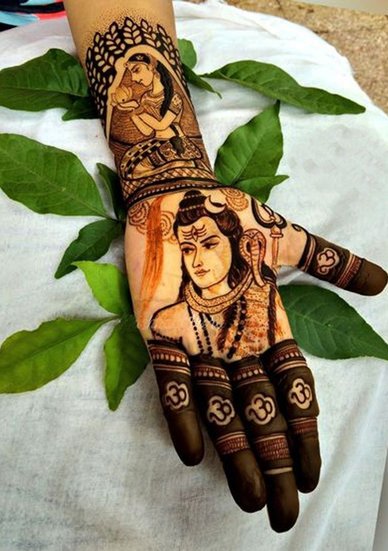 Om mehndi design