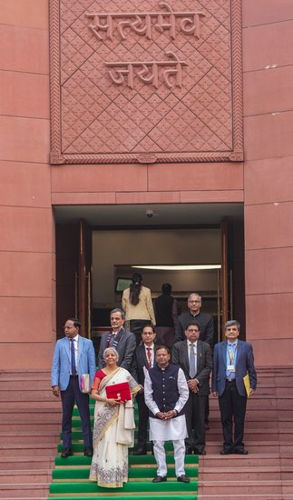Budget in Red Cloth