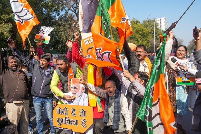 Delhi BJP celebrations