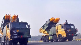 Pinaka rocket launcher