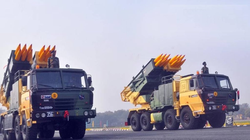 Pinaka rocket launcher