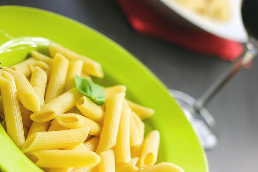 restaurant style pasta