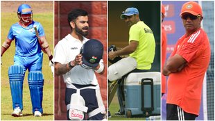 Sachin Tendulkar, Virendra Sehwag, Virat Kohli, Rohit Sharma, Rahul Dravid