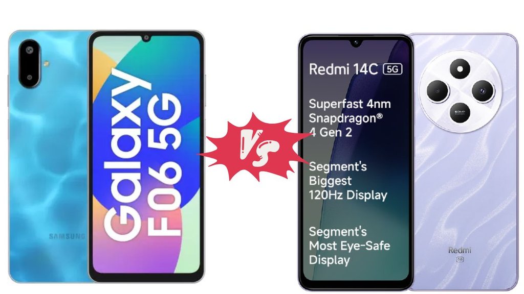 Samsung Galaxy F06 5G, Redmi 14C 5G, Redmi Smartphone, Samsung Smartphone