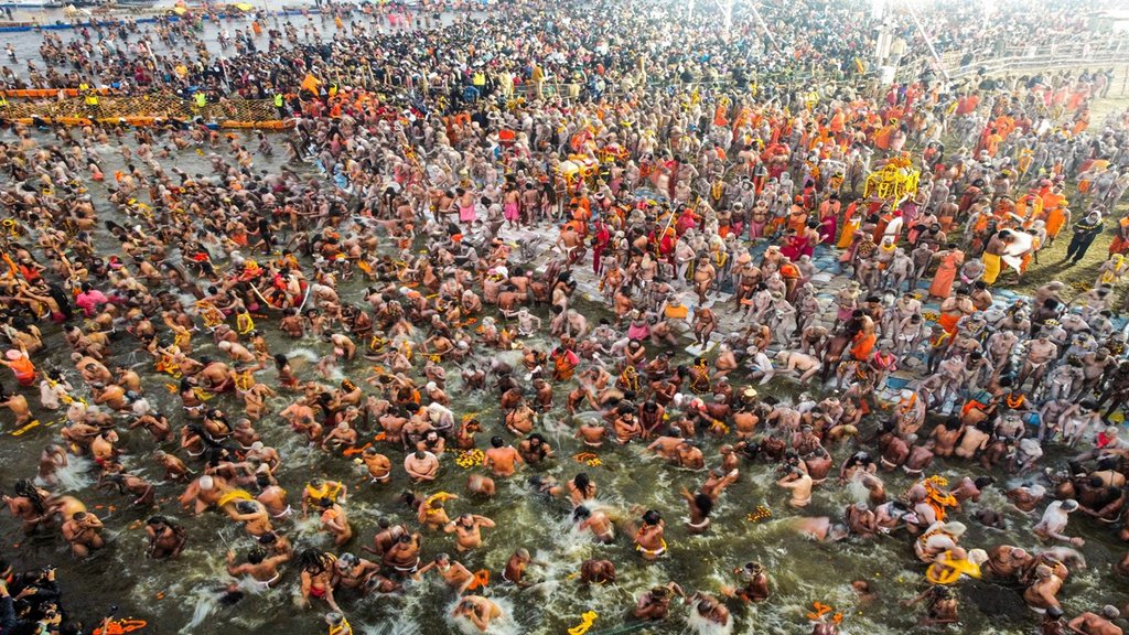 Maha Kumbh 2025, Prayagraj Sangam bath