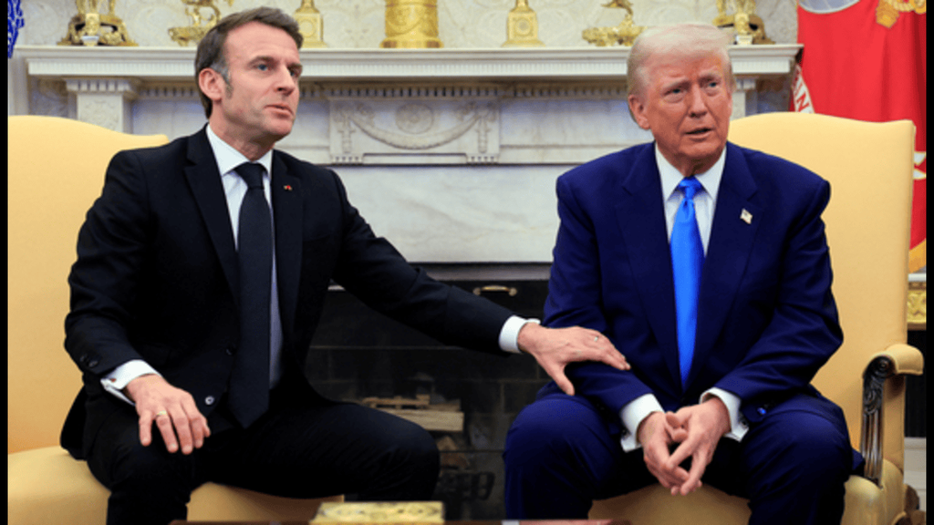 TRUMP MACCRON, RUSSIA UKRAINE, TRUMP