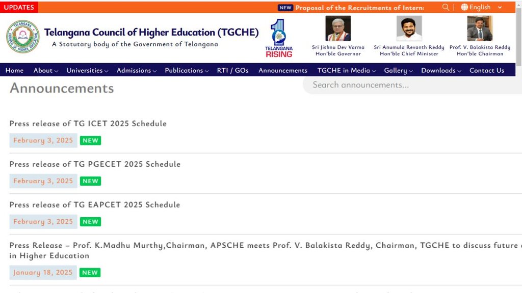 telangana admission 2025-26, eamcet 2025 exam date, pgecet 2025 exam date, icet 2025 exam date, eapcet 2025 exam dates, education, education news