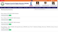TS EAMCET, PGECET, ICET 2025: टीएस ईएएमसीईटी/ईएपीसीईटी, पीजीईसीईटी, आईसीईटी 2025 का एग्जाम शेड्यूल जारी, tgche.ac.in से ऐसे करें डाउनलोड
