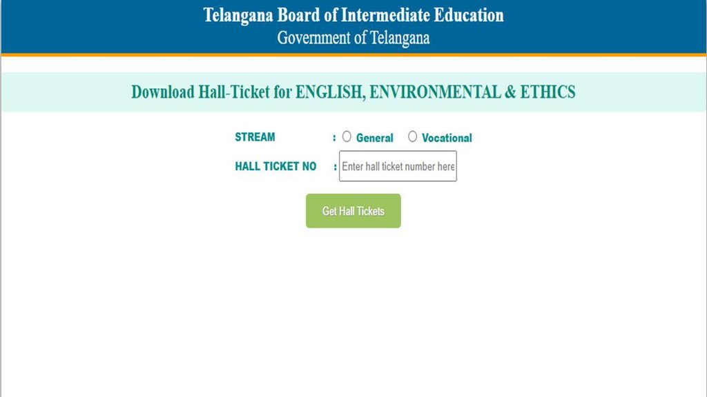 TS Inter Hall Tickets 2025, tsbie admit card 2025, telangana state board of eduation,