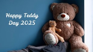 Happy Teddy Day 2025 । Happy Teddy Day । Happy Teddy Day 2025 Wishes । Happy Teddy Day 2025 Wishes Images