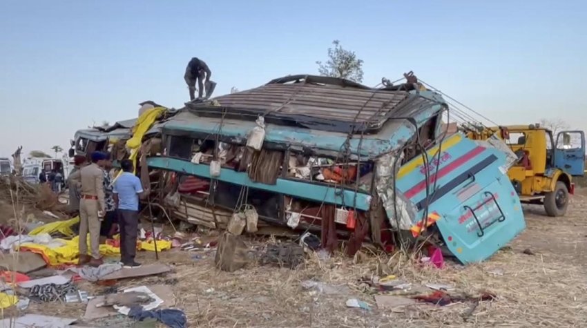 Tragic road accident