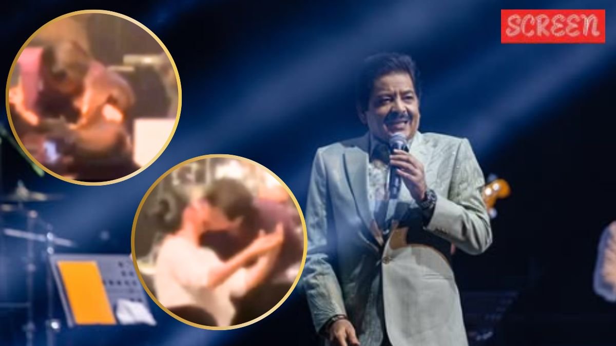 Udit Narayan kissed female fan