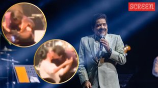 Udit Narayan kissed female fan