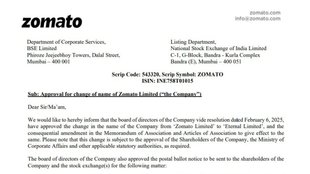 Zomato name change, zomato new name, zomato new name news