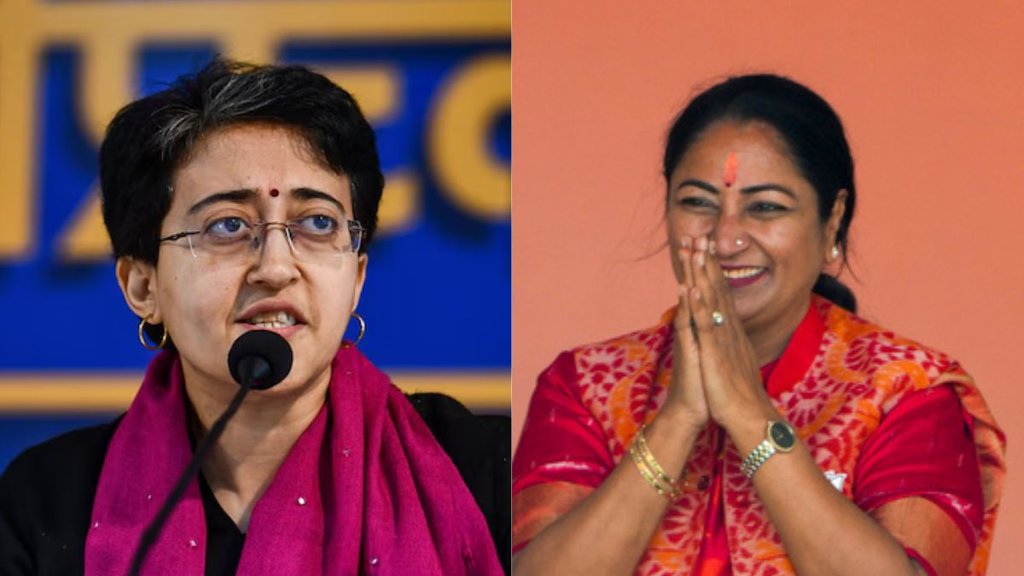 atishi | rekha | dekhi news