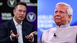 Muhammad Yunus, Elon Musk, Starlink Internet, Bangladesh,