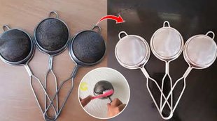 how to clean Stainless Steel Atta Chalni