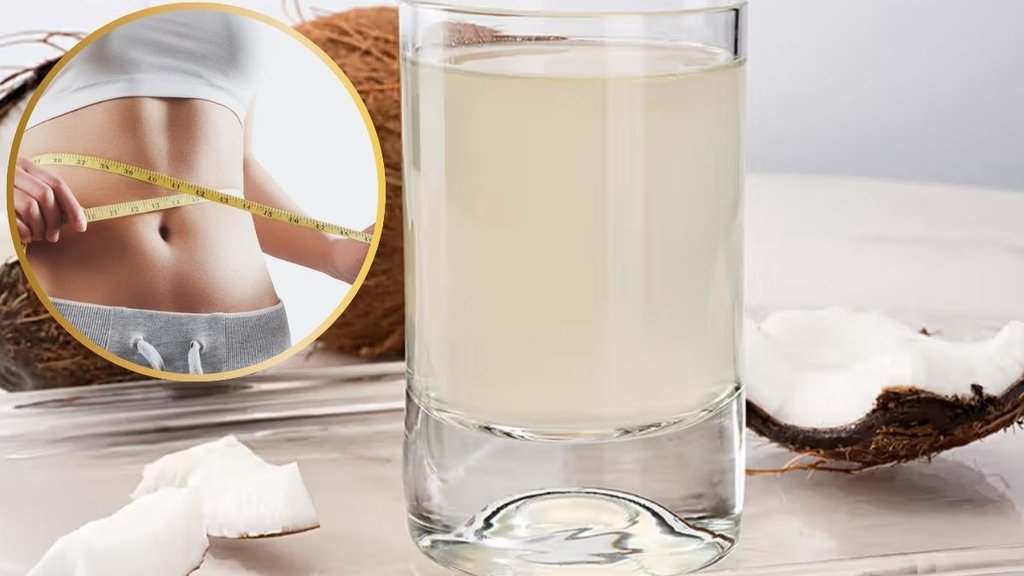 Coconut water with chia seeds