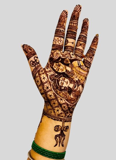 festive henna for Shivratri
