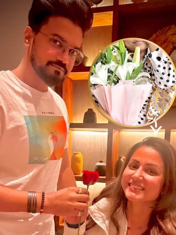 HIna khan valentine's day
