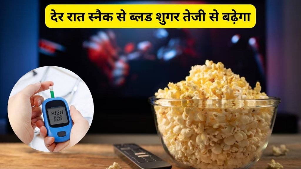 snacking affects blood glucose levels, popcorn affects blood sugar, blood glucose levels in body, blood sugar, late-night snacking